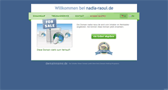Desktop Screenshot of nadia-raoui.de