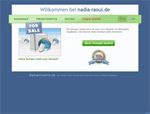 Tablet Screenshot of nadia-raoui.de